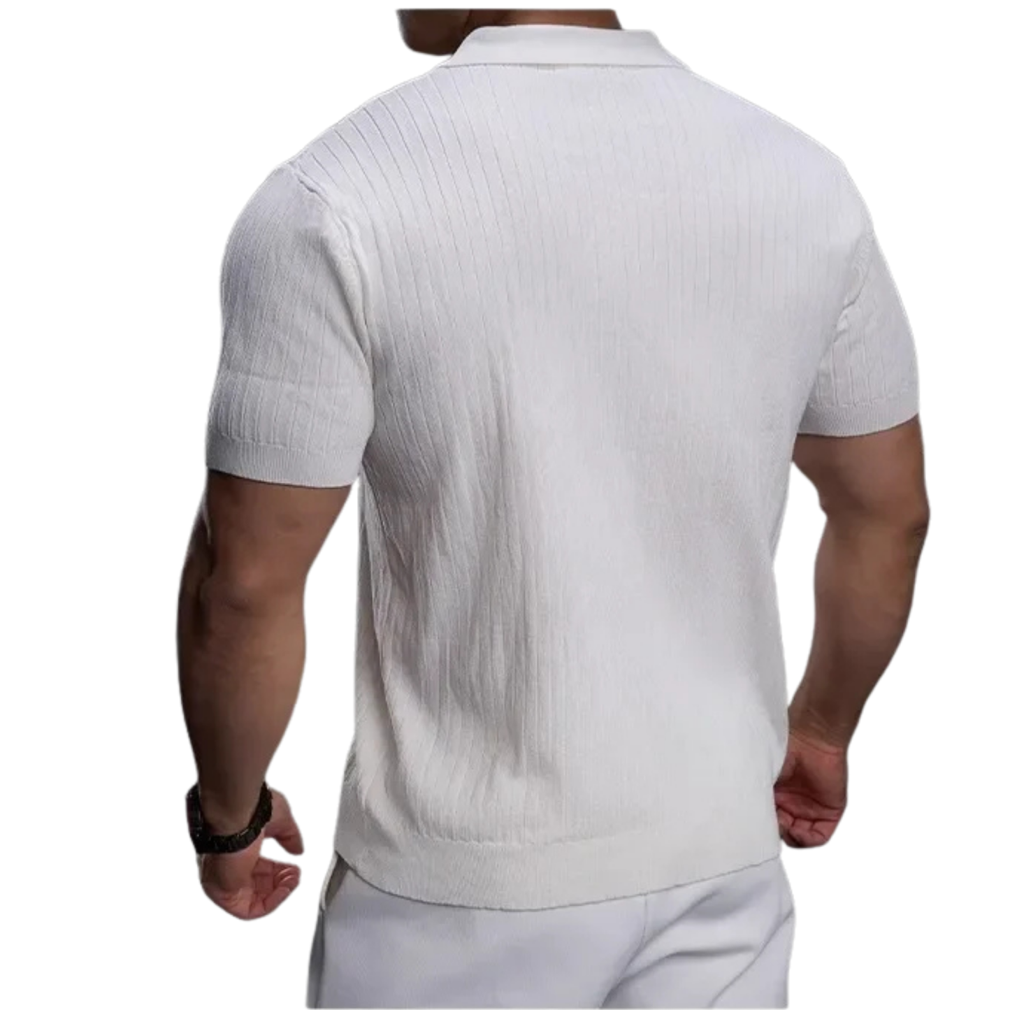 Luce Napoli - Polo Estiva Slim Fit da Uomo – Maglia Traspirante a Maniche Corte, Leggera ed Elegante