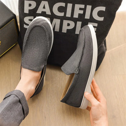 Men's Casual Shoes Suede Leather Loafers Classic British Style Men Shoes Lightweight Soft Moccasins Male Slip on Driving Flats