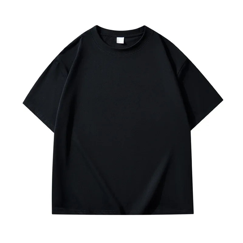 Luce Napoli - T-Shirt  220g in Cotone Pesante – Girocollo, Antibatterico, Casual