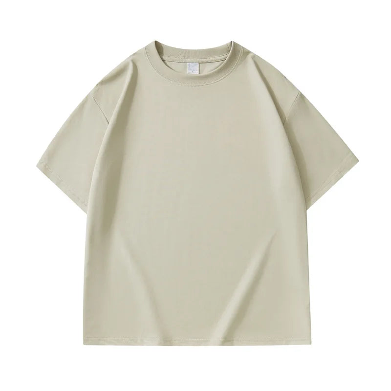 Luce Napoli - T-Shirt  220g in Cotone Pesante – Girocollo, Antibatterico, Casual