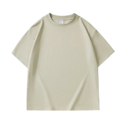 Luce Napoli - T-Shirt  220g in Cotone Pesante – Girocollo, Antibatterico, Casual