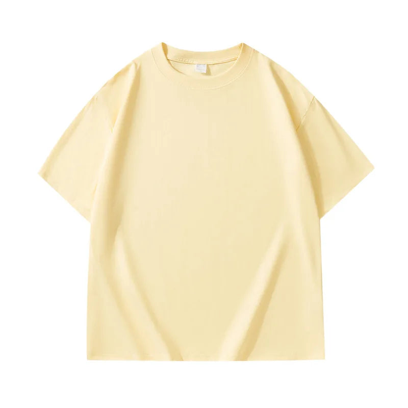 Luce Napoli - T-Shirt  220g in Cotone Pesante – Girocollo, Antibatterico, Casual