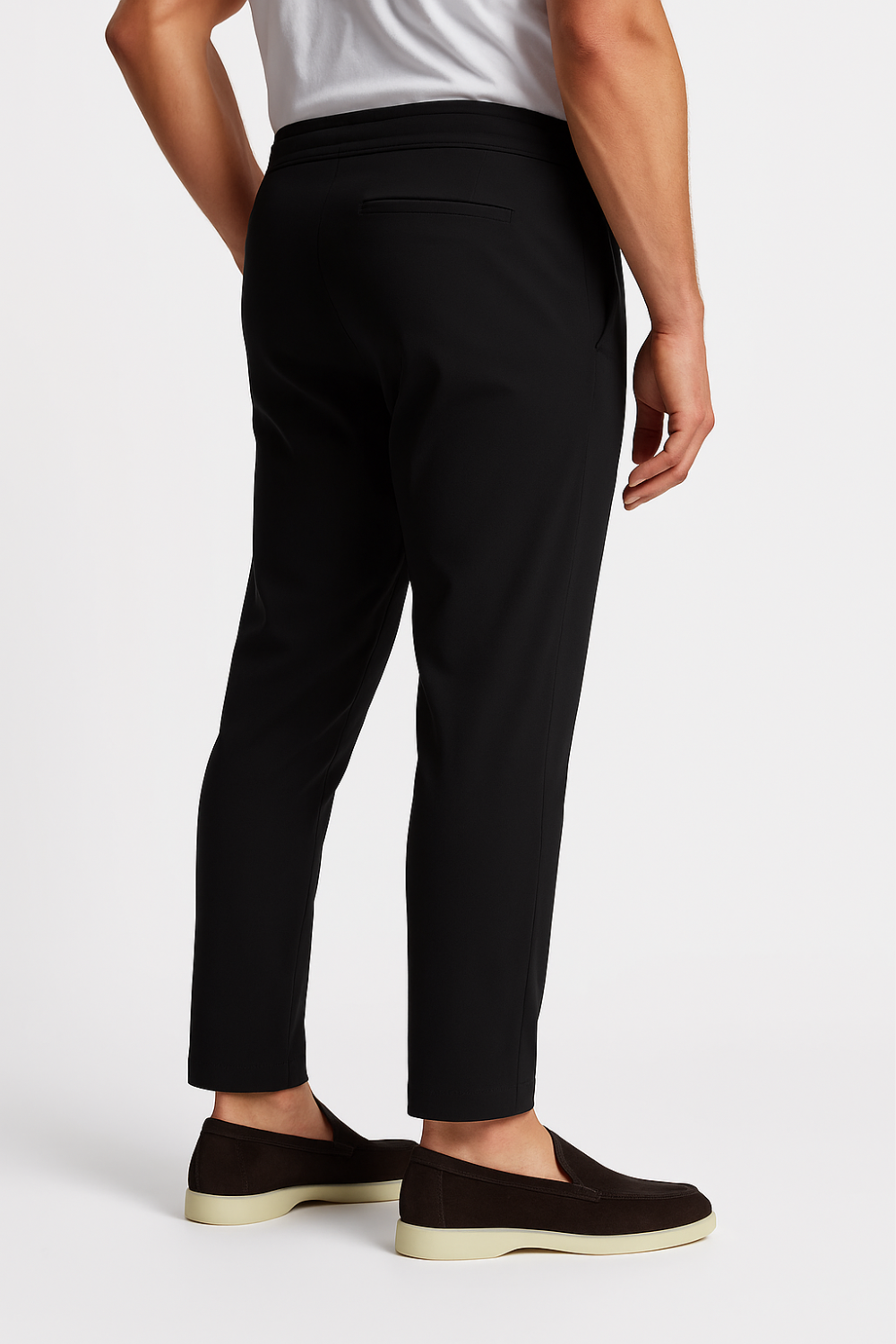 BLACK SMART PANTS