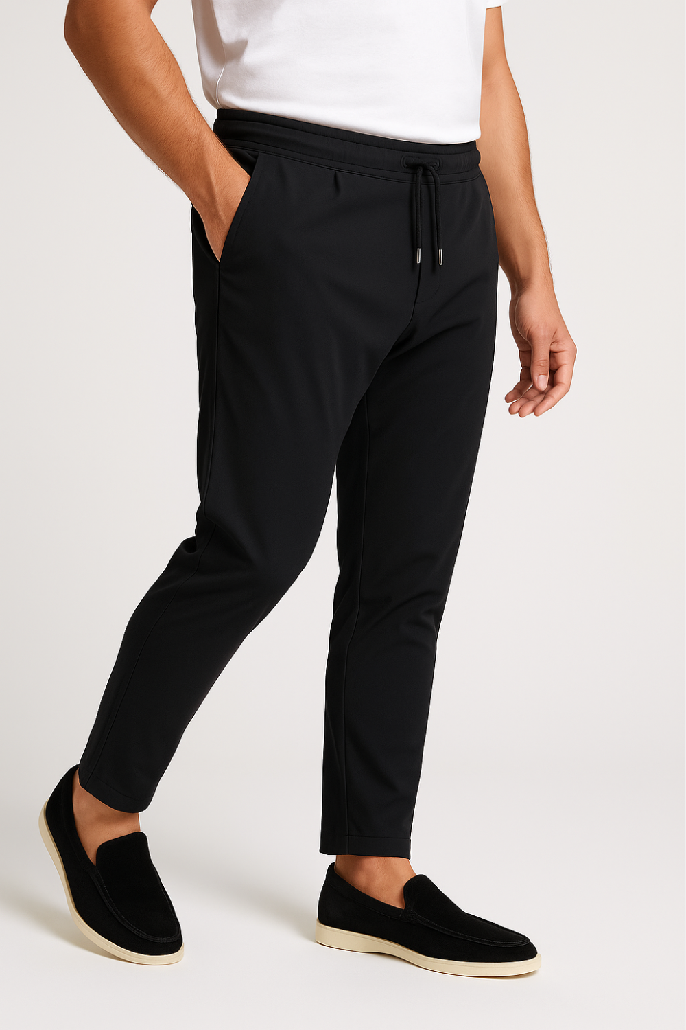 BLACK SMART PANTS